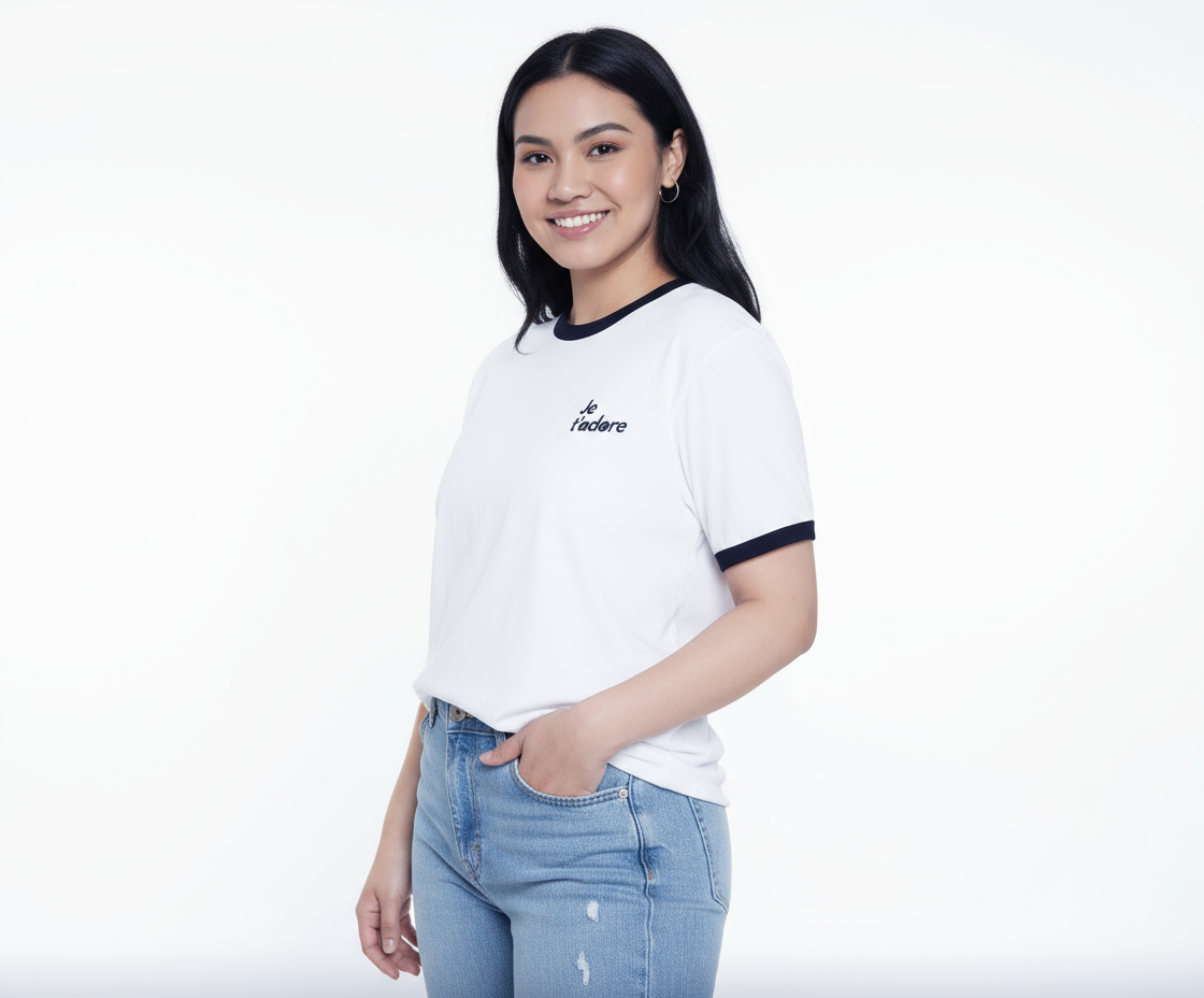 T-shirt iconique « Je t’adore »